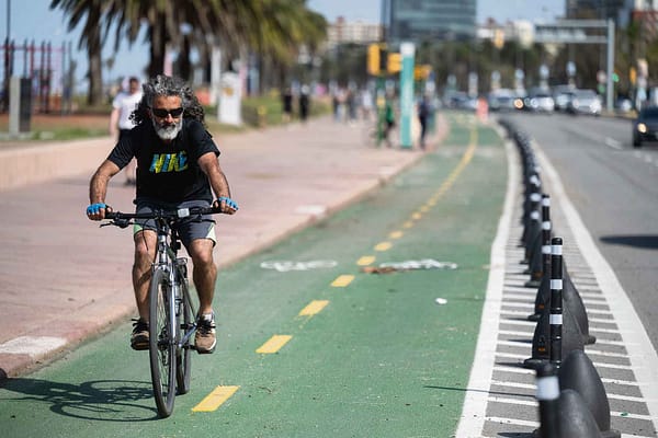 Se inauguró la nueva ciclovía de la rambla