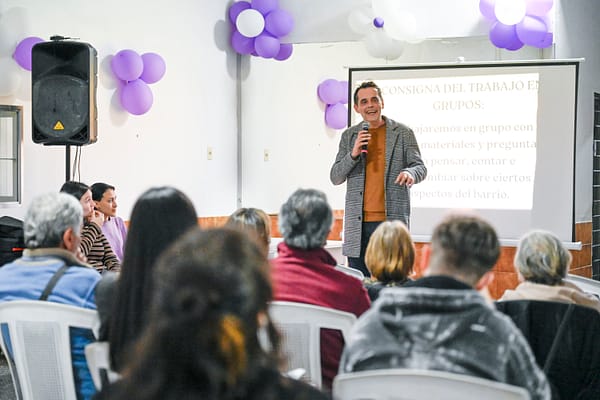 Los talleres en los barrios “despertaron mucho interés y participación”