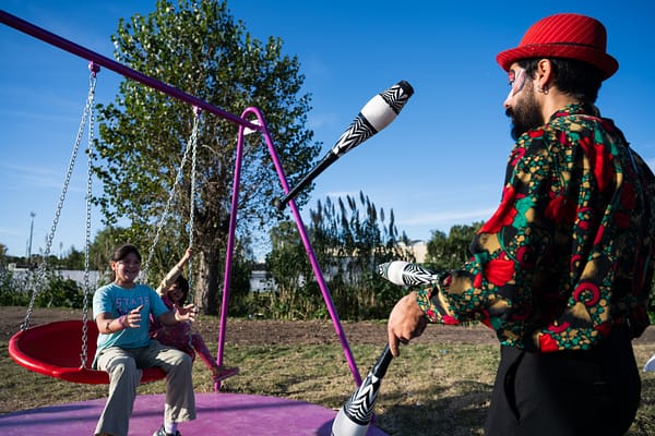 Se inauguró un nuevo espacio público en Chacarita de Los Padres