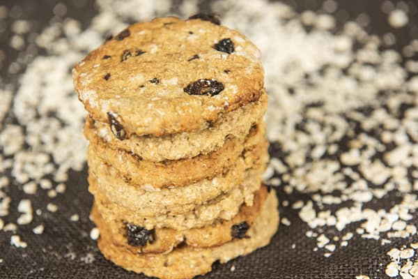 Galletitas de avena y banana