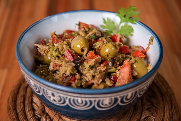 Cous cous de coliflor y brócoli