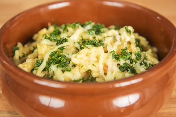 Risotto de berenjena